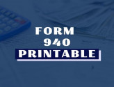 Instructions for Printable 940 Form